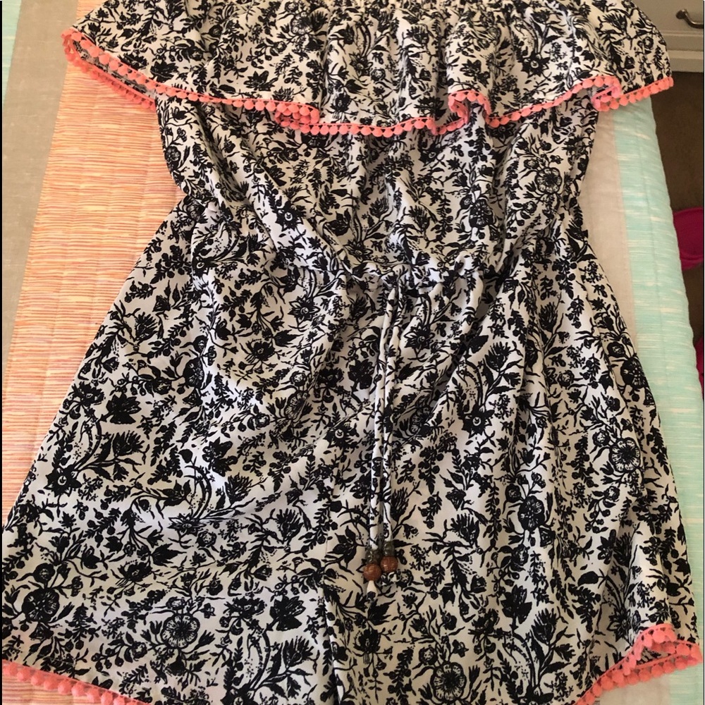 off the shoulder romper